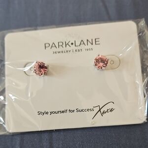Park Lane Rose Pink Crystal Earrings